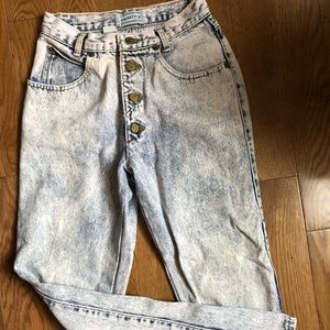 Palmettos vintage acid wash mom jeans